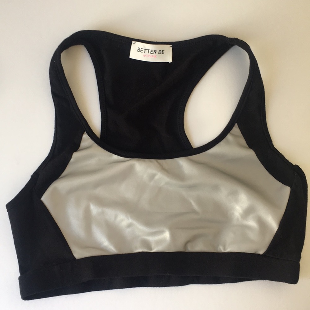 Better Be Active Black Sports Bra